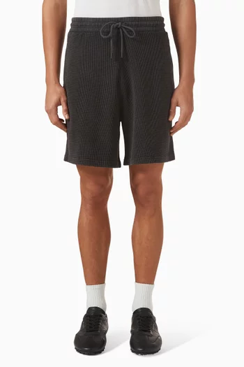 Garment Dye Waffle Shorts in Cotton