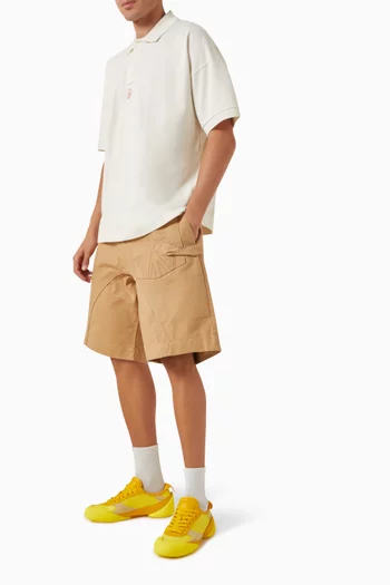 Twisted Workwear Shorts in Cotton