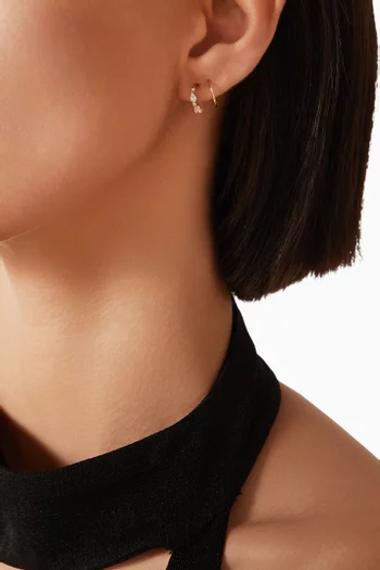 Lester Twist Earrings in 14kt Gold-plated Sterling Silver