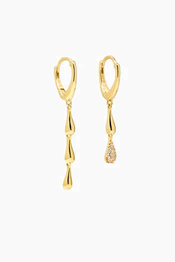 Daven Drip Earrings in 14kt Gold-plated Sterling Silver