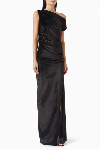 Salma Dress in Jersey-lycra