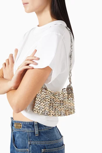 Mini Iconic 1969 Nano Bag in Two-tone Brass