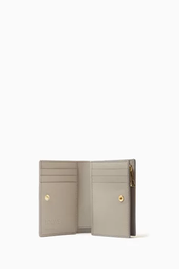 Landscape Compact Wallet in Nappa Calfskin