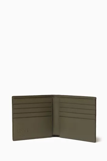 Bi-fold Wallet in Soft Grained Calfskin