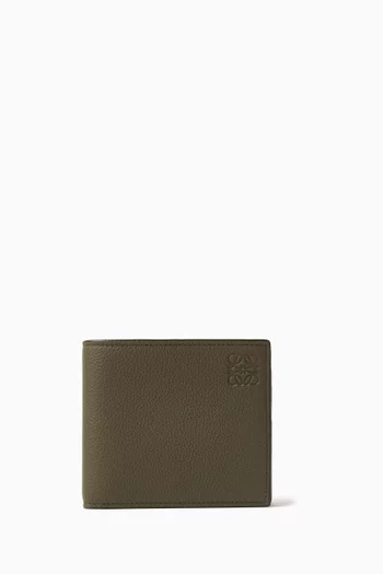 Bi-fold Wallet in Soft Grained Calfskin