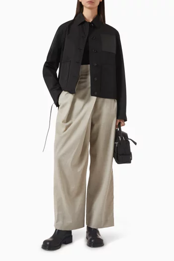 Workwear Jacket in Cupro Blend