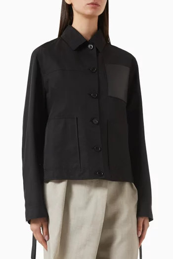Workwear Jacket in Cupro Blend