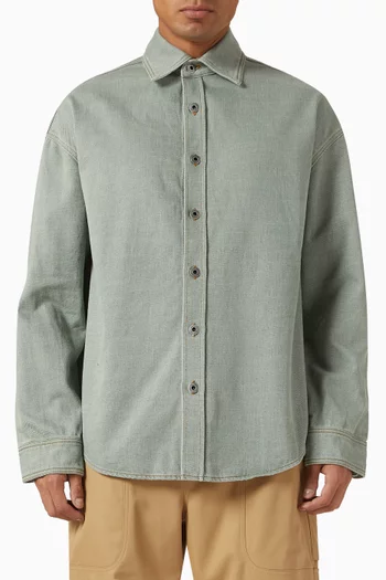 Button-up Shirt in Denim