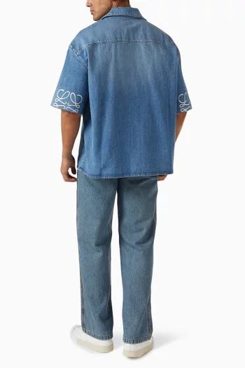 Anagram Shirt in Denim
