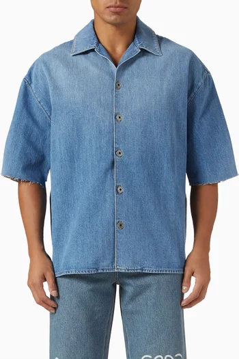 Anagram Shirt in Denim