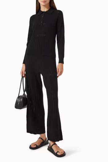 Alliage Pants in Wool-cashmere