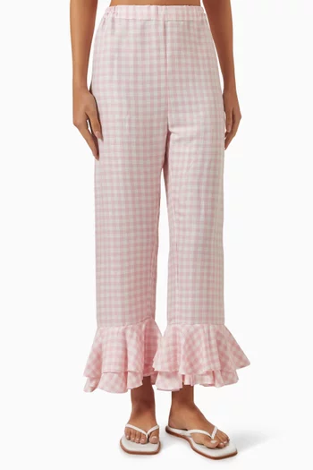 Cha-Cha Lounge Pants in Linen-blend