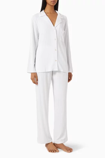 Gisele Long Pyjama Set in Rib TENCEL™ Modal