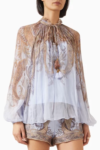 Hypnotic Billow Blouse in Viscose