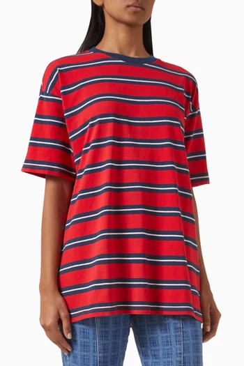 Boyfriend Stripe T-shirt in Organic Cotton