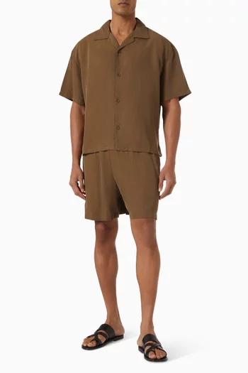 Sandwash Vacation Shirt in Cupro