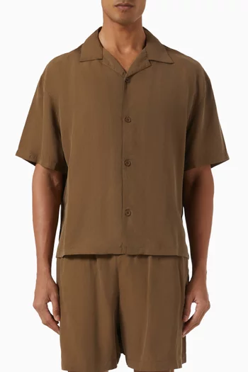 Sandwash Vacation Shirt in Cupro