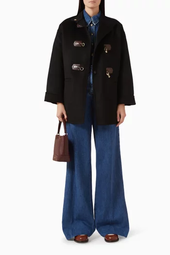 Souverain Oversized Coat in Wool