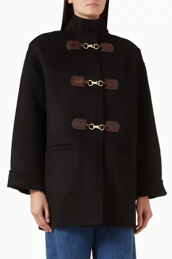 Souverain Oversized Coat in Wool