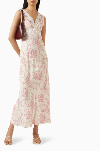 Brisbane Lace-trim Maxi Dress