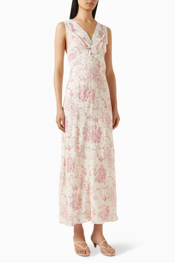 Brisbane Lace-trim Maxi Dress