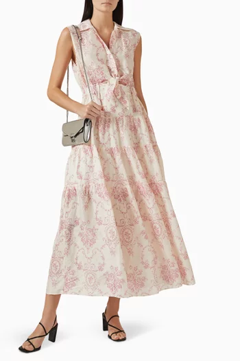 Canberra Dress in Linen-viscose