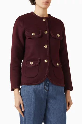 Jilliane Double-faced Jacket in Wool Blend