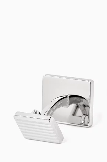 Hobnail Tile Cufflinks in Sterling Silver