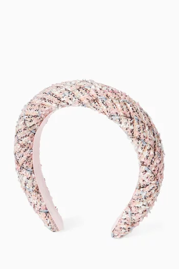 Crystal Headband in Boucle