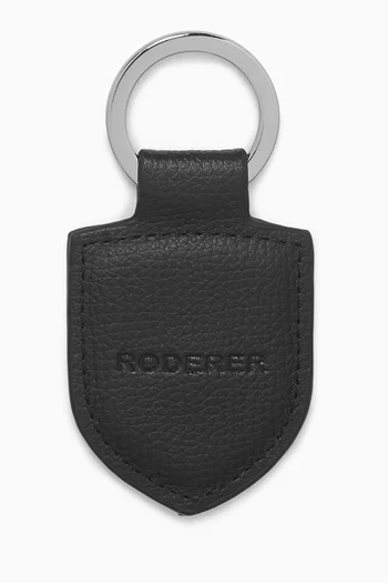 Award Keyring in Leather