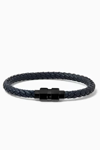 Macro Bracelet in Woven Leather