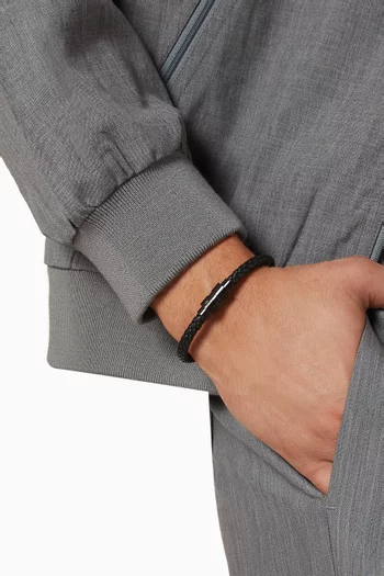 Macro Bracelet in Woven Leather