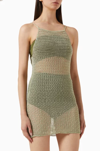 Lettie Crochet Dress in Cotton