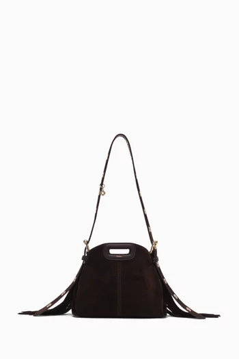 Mini Miss M Shoulder Bag in Suede