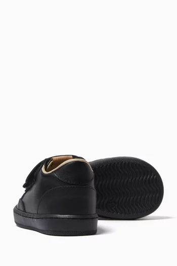 Double Strap Sneakers in Leather