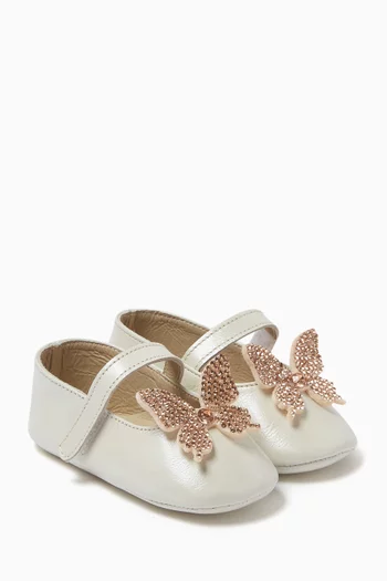 Butterfly Embellished Ballerinas