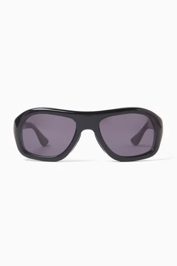 Gray Sunglasses in Acetate