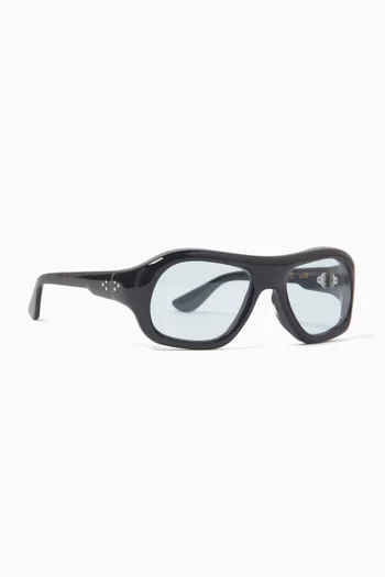 Gray Sunglasses in Acetate