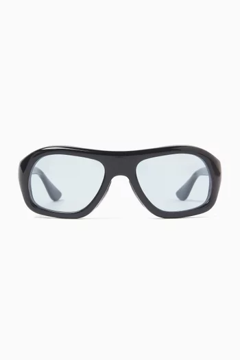 Gray Sunglasses in Acetate