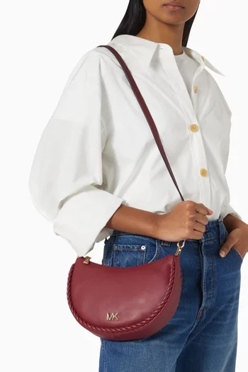 Small Kyla Shoulder Bag in Braided Leather