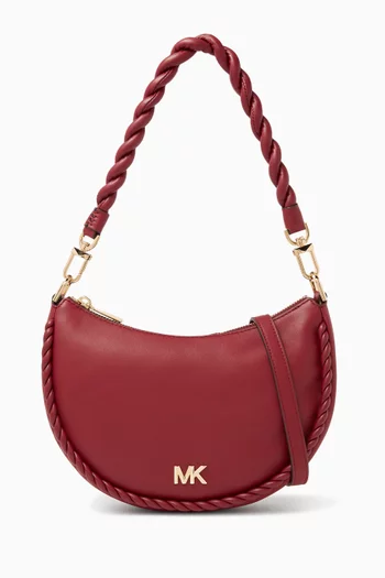 Small Kyla Shoulder Bag in Braided Leather