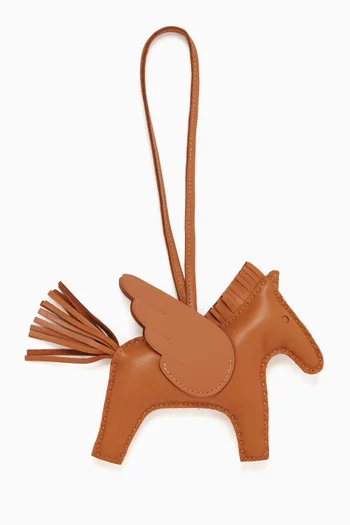 GM Rodeo Pegasus Charm in Milo Lambskin