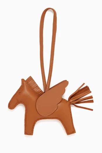GM Rodeo Pegasus Charm in Milo Lambskin