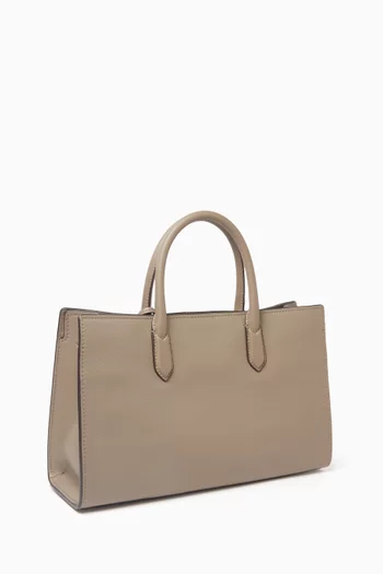 Medium Scarlett Satchel Bag in Leather