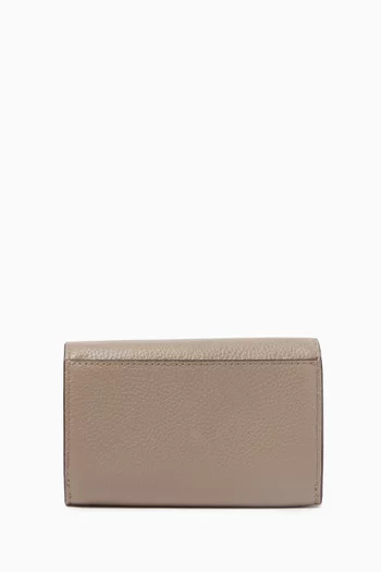 Jet Set Wallet in Pebbled Leather