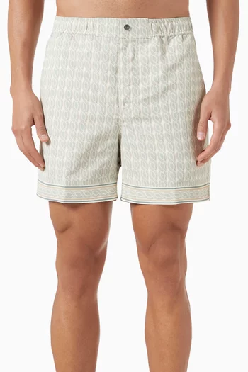 Moneto Border Swim Shorts