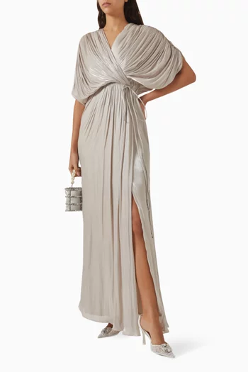 Drape Maxi Dress in Organza