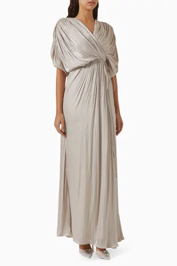 Drape Maxi Dress in Organza