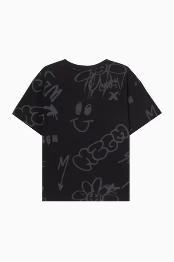 Graphic Logo T-shirt in Cotton Jersey