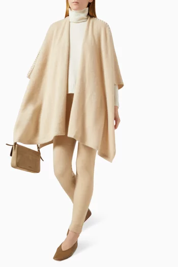 Valya Cape in Cashmere-knit